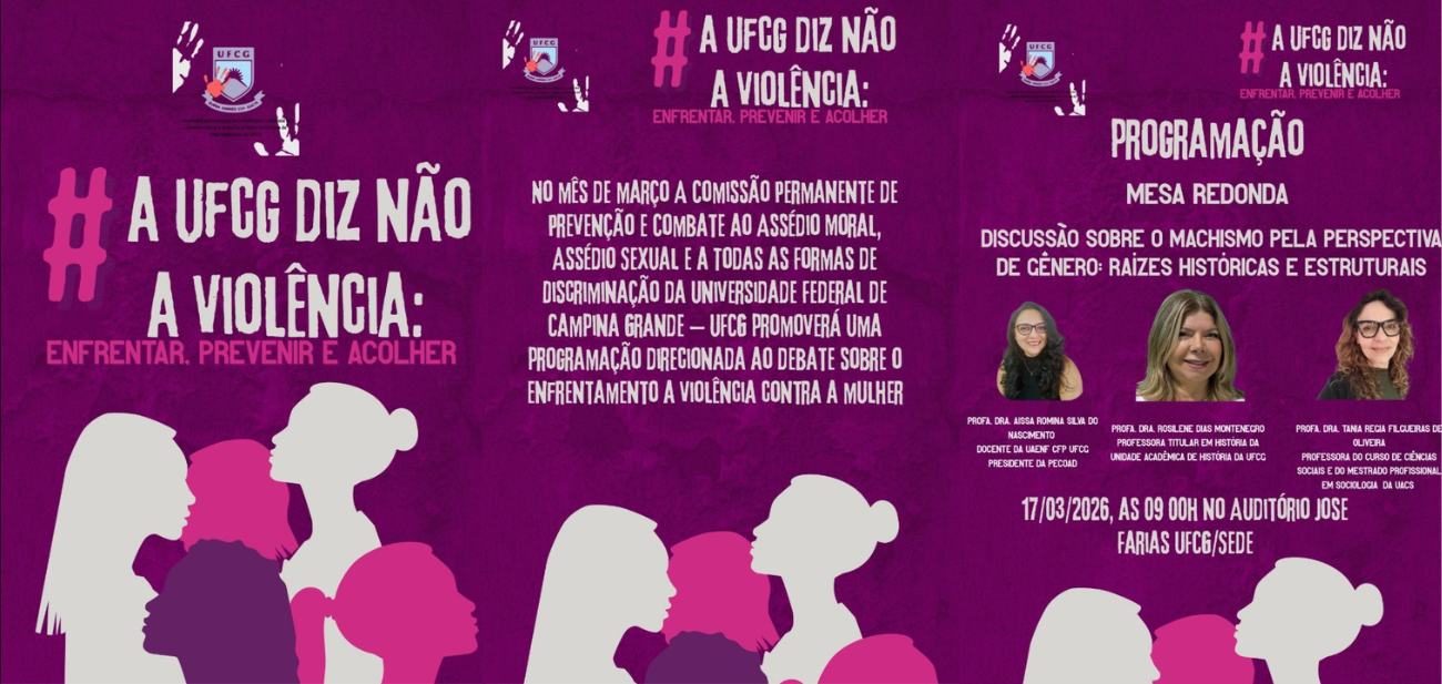 A UFCG DIZ NÃO À VIOLÊNCIA!