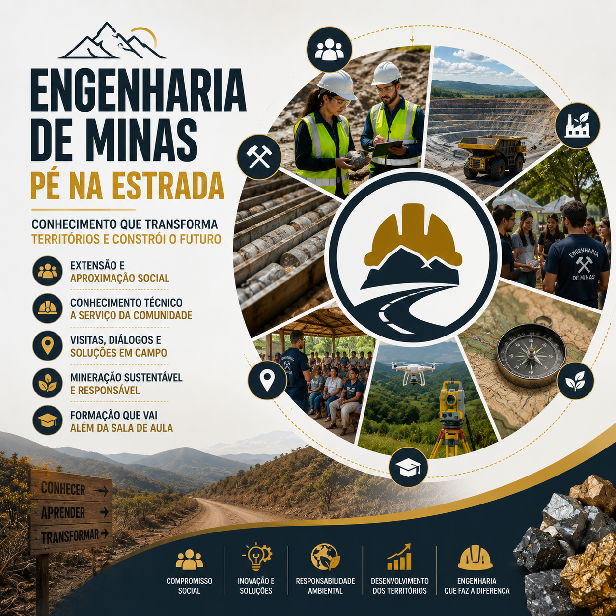ENGENHARIA DE MINAS PÉ NA ESTRADA