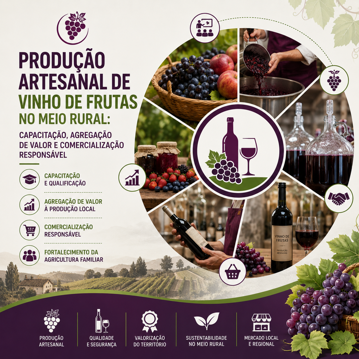 VINHO DE FRUTAS NO MEIO RURAL